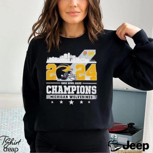 Design 2024 Rose Bowl Champs Michigan Football Shirt