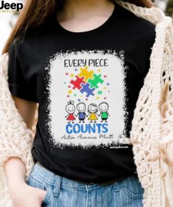 Design Autism Every Piece Counts Autism Awareness Month Shirt