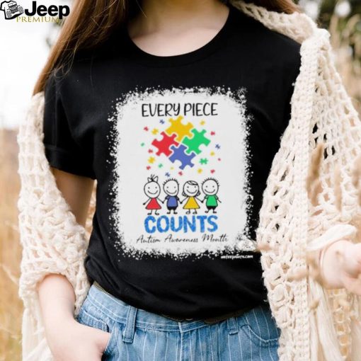 Design Autism Every Piece Counts Autism Awareness Month Shirt