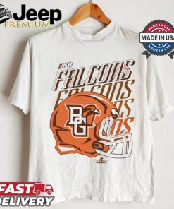 Design Bgsu Falcons Bowling Green University Football Helmet Fade Shirt