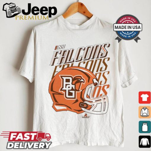 Design Bgsu Falcons Bowling Green University Football Helmet Fade Shirt