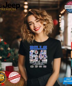 Design Buffalo Bills 64 Years 1960 2024 The Memories Of Legends T Shirt