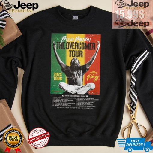 Design Buju Banton Concert 2024 Overcomer Tour Poster Shirt