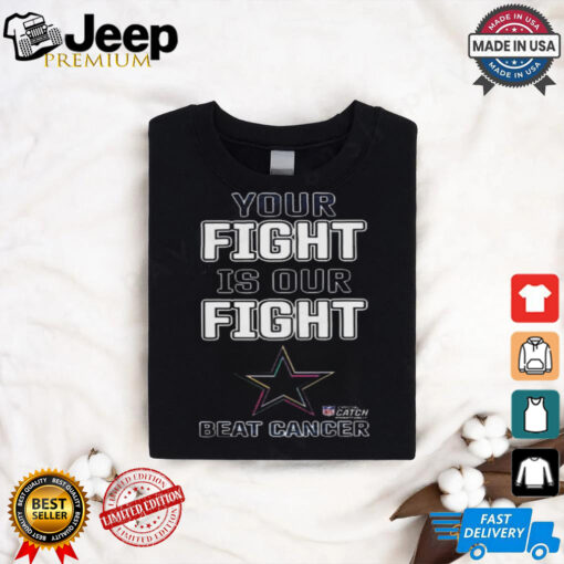 Design Dallas Cowboys Your Fight Is Our Fight Beat Cancer Shirt