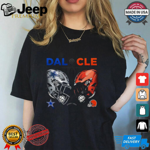 Design Dallas Cowboys vs. Cleveland Browns 2024 NFL Week 1 Matchup Shirt