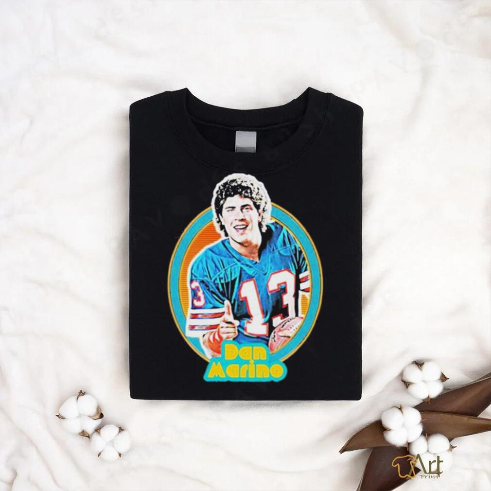 Design Dan Marino Retro 80s Football T shirt - teejeep
