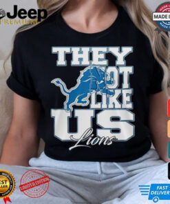 Design Detroit Lions They Not Like Us Lions Shirt