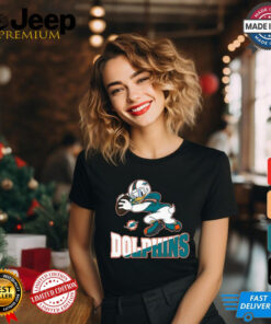 Design Donald Duck Newborn Miami Dolphins Shirt