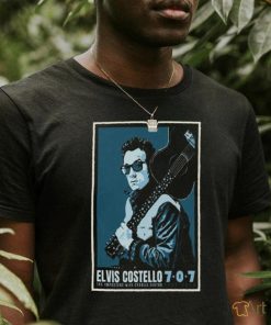 Design Elvis costello 7 0 7 tour 2024 poster shirt