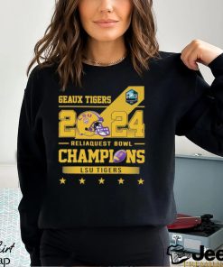 Design Geaux Tigers 2024 Reliaquest Bowl Champions T Shirt