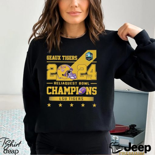Design Geaux Tigers 2024 Reliaquest Bowl Champions T Shirt
