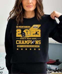 Design Go Mountaineers 2023 Duke’s Mayo Bowl Champions T Shirt