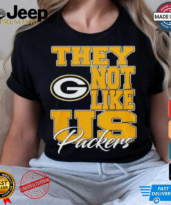 Design Green Bay Packers They Not Like Us Packers Shirt