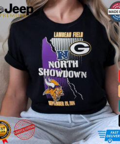 Design Green Bay Packers Vs Minnesota Vikings 9 29 North Showdown Match Up T Shirt Shirt