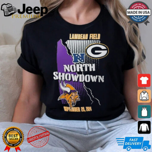 Design Green Bay Packers Vs Minnesota Vikings 9 29 North Showdown Match Up T Shirt Shirt