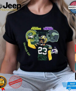 Design Green Bay Packers Vs Minnesota Vikings Game Day September 29, 2024 Shirt