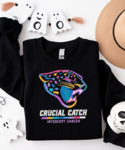 Design Jacksonville Jaguars 2024 Crucial Catch Intercept Cancer Awareness T Shirt