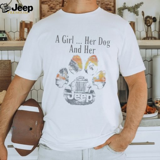 Design Jeep A Girl… Her Dog And Her Shirt