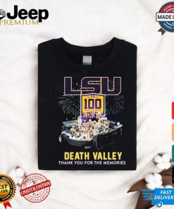 Design LSU Tigers 1924 2024 100 Years In Death Valley Thank You For The Memories T Shirt