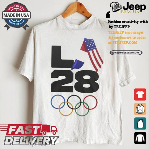 Design Los Angeles 2028 USA Summer Olympics Handover Shirt