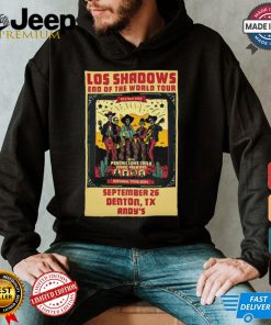 Design Los Shadows Sep 26 2024 Andy’s Bar In Denton TX Poster shirt