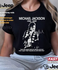 Design Michael Jackson 1958 2009 Thanks For Memories T Shirt