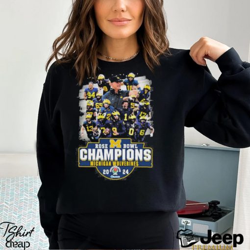Design Michigan Wolverines 2023 Rose Bowl Champions T Shirt