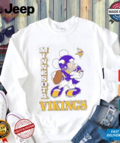 Design Minnesota Vikings Quarterback Mickey Mouse 2024 Shirt