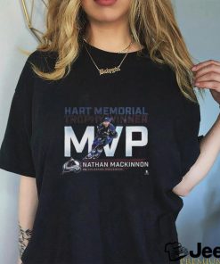 Design Nathan MacKinnon From Colorado Avalanche 2024 MVP Hart Memorial Trophy Winner Unisex T Shirt