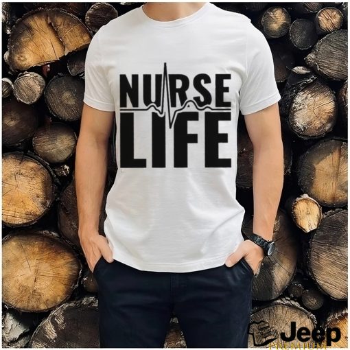 Design Nurse Life Ekg Heartbeat T shirt