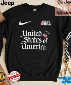 Design Olympic Paris Nike 2024 United States Of America Team Shirt