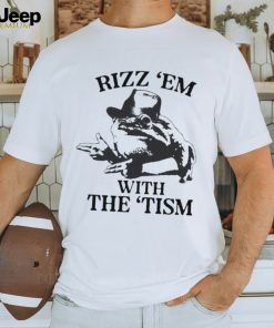 Design Rizz ‘Em With The ‘Tism Cowboy Frog Shirt