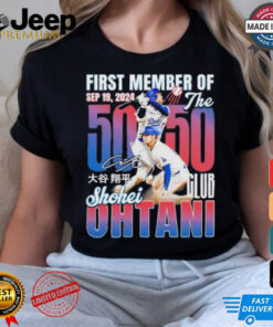 Design Shohei Ohtani First Member Of The 50 SB 50 HR Club Shirt