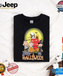 Design Snoopy With Charlie Brown And Friends Happy 2024 Halloween T Shirt