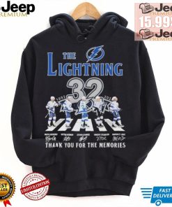 Design Tampa Bay Lightning 32 Years Signature Thank You For The Memories T Shirt