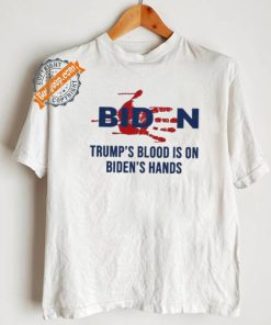 Design TrumpS Blood On BidenS Hands T Shirt