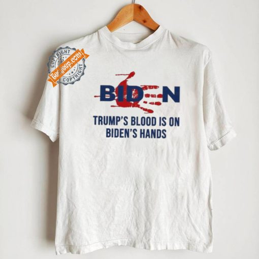 Design TrumpS Blood On BidenS Hands T Shirt