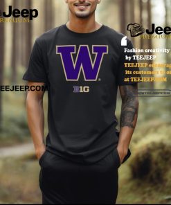 Design Washington Huskies Big Ten Classic Purple T Shirt