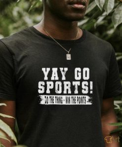 Design Yay Go Sports Vintage Funny Sports T shirt