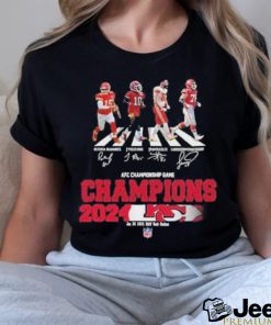 Design congratulations Kansas city Chiefs is champions of AFC championship game season 2023 2024 shirt