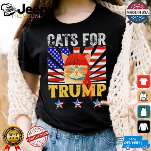 Designs Cats For Trump 2024 Funny For Vance Trump 2024 T Shirt