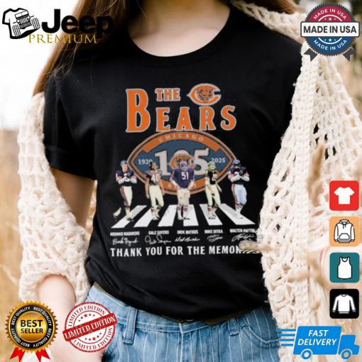 Designs Chicago Bears The Bears 1920 2025 105 Years Of The Victory T Shirt