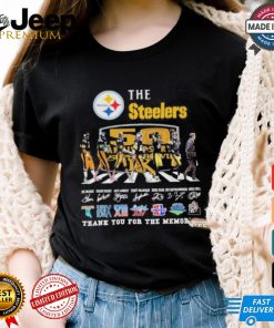 Designs Pittsburgh Steelers 59 Years Of The Memories And Victory T Shirt