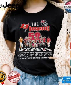 Designs Tampa Bay Buccaneers 50 Years Of The Victory T Shirt