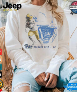 Desmond Reid #9 Pittsburgh Panthers Portrait NCAA t shirt