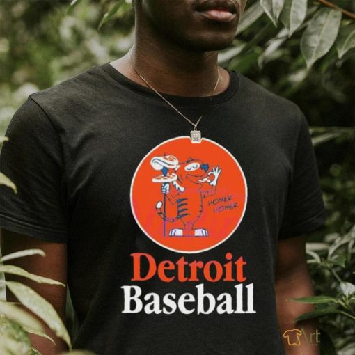 Detroit Baseball Pizza Spear Home Homer shirt