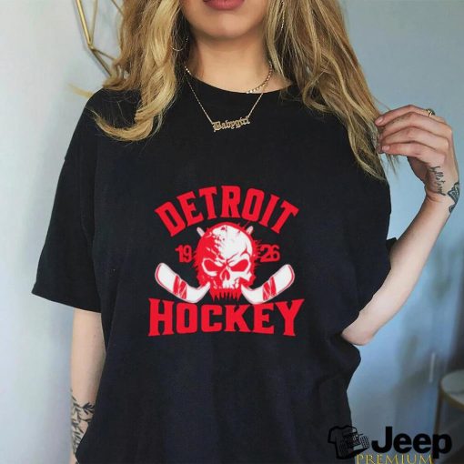 Detroit Hockey Skull NHL Team classic shirt