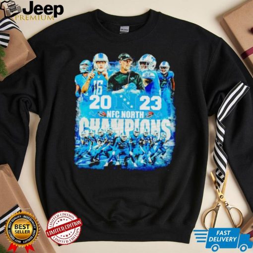 Detroit Lions 2023 NFC North Champs graphic shirt