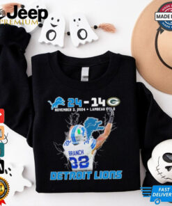 Detroit Lions 24 10 Green Bay Packers November 3, 2024 Shirt