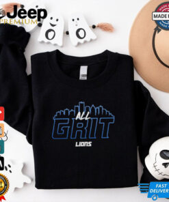 Detroit Lions All Grit City Skyline shirt